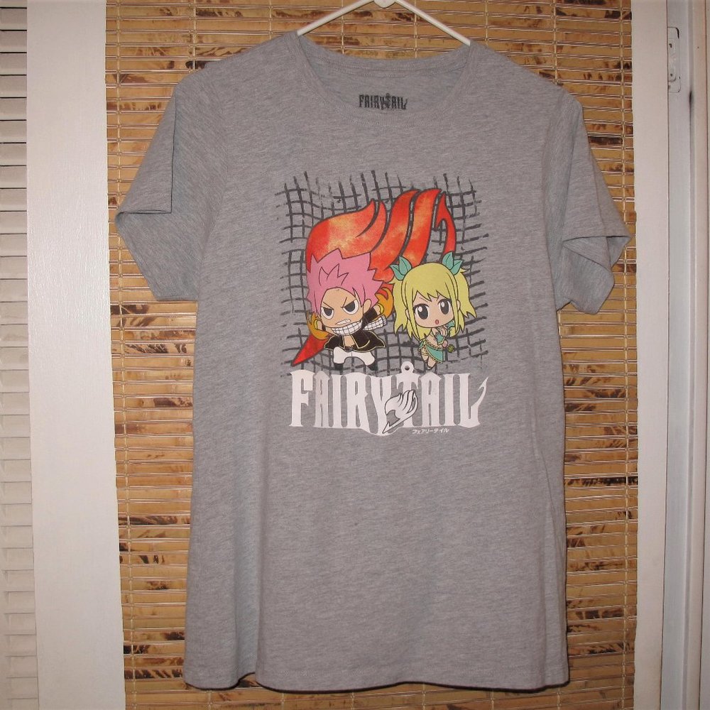 Fairy Tail Women's Gray Anime Funimation Kodansha Top T-Shirt (*Tag Size: Large)